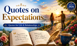 Personality Quotes on Expectations: 100 Quotes for Life & Relationships
