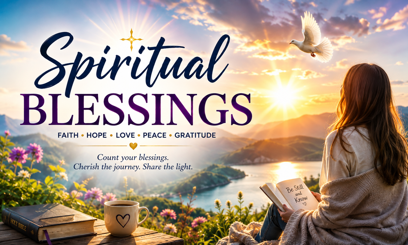 Spiritual Blessings: 150+ Inspiring Words of Faith, Hope & Gratitude