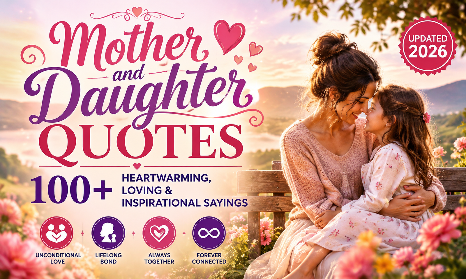 Mother and Daughter Quotes: 100+ Heartwarming, Loving & Inspirational Sayings